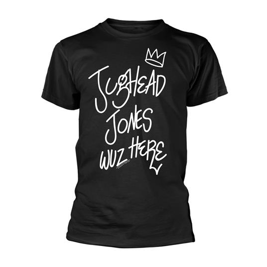 T-Shirt Unisex Tg. M. Riverdale: Jughead Wuz Here