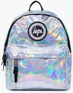 Zaino americano Hype Grey Holographic - 30x40x15 cm