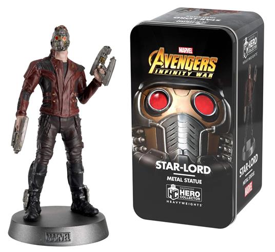 Marvel Heavyweights Star-Lord Infinity War Statuetta Metallo in Tin Box