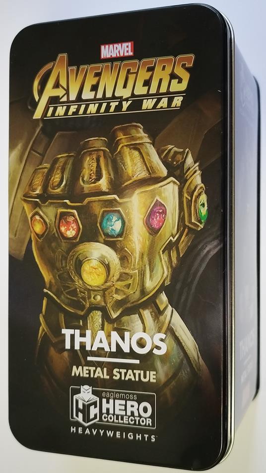 Marvel Heavyweights Thanos Infinity War Statuetta Metallo in Tin Box