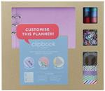 Taccuino A5 Clipbook Filofax ad anelli Creative Kit Lilla