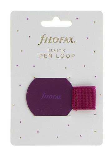 Anello portapenna adesivo elastico, Viola - 4