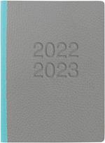 Agenda accademica Letts 2022/23, 12 mesi, giornaliera, Two Tone A6 con appuntamenti, grigio - 14,8 x 10,5 cm