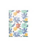 Agenda Letts 2023, 12 mesi, settimanale, Rainforest A6, Bianco - 14,8 x 10,5 cm