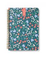 Agenda accademica Letts 2023-24, Spring Valley spiralato A5, settimanale, Verde - 21 x 15 cm