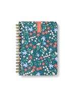 Agenda accademica Letts 2023-24, Spring Valley spiralato A6, settimanale, Verde - 14,8 x 10,5 cm