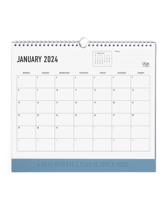Conscious Calendario a muro 2024, Blu - 21 x 15 cm - Letts - Cartoleria e  scuola