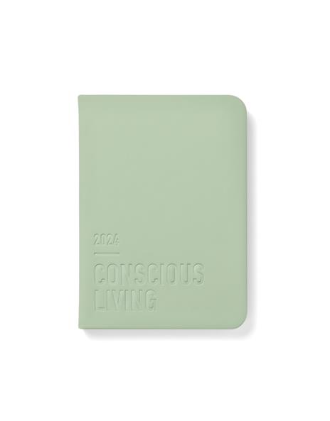 Agenda Letts 2024, Conscious A6 Giornaliero Salvia - 14,8 x 10,5 cm