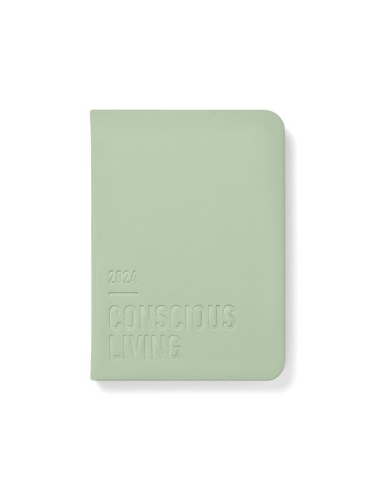 Agenda Letts 2024, Conscious A6 Giornaliero Salvia - 14,8 x 10,5 cm