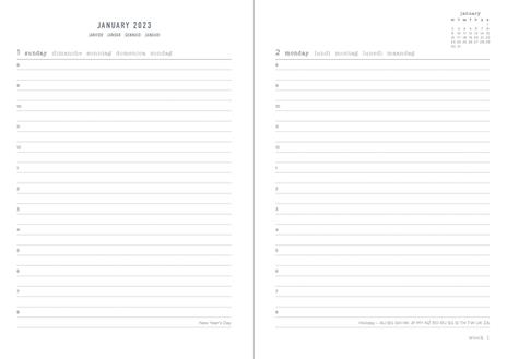 Agenda Letts 2024, Conscious A6 Giornaliero Salvia - 14,8 x 10,5 cm - 2