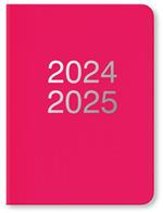 Agenda accademica Letts 2024-2025, 12 mesi, Dazzle A6, giornaliera, Rosa - 15 x 10,5 cm