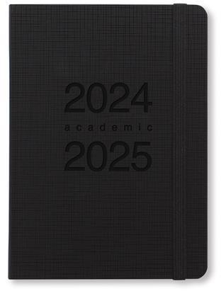 Agenda accademica Letts 2024-2025, 12 mesi, Memo A6, giornaliera, Nero - 21 x 15 cm