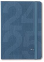 Agenda accademica Letts 2024-2025, 12 mesi, settimanale, Block A5, Celeste - 21 x 15 cm