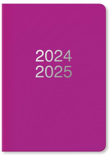 Agenda accademica Letts 2024-2025, 12 mesi, settimanale, Dazzle A5 Viola - 21 x 15 cm