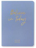 Agenda accademica Letts 2024-2025, 12 mesi, settimanale, Inspire A6 Blu - 14,8 x 10,5 cm