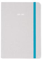 Agenda accademica Letts 2024-2025, 12 mesi, settimanale, Raw A5 Grigio - 21 x 15 cm