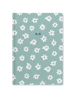 Agenda accademica Letts 2024-2025, 12 mesi, settimanale, Daisies A5 Wtv, multinlingue, Verde - 21 x 15 cm