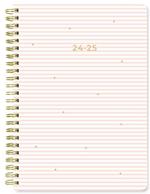 Agenda accademica Letts 2024-2025, 12 mesi, settimanale, Stripes A5 Wtv, multinlingue, Rosa - 21 x 15 cm