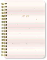 Agenda accademica Letts 2024-2025, 12 mesi, settimanale, Stripes A6 Wtv, multinlingue, Rosa - 14,8 x 10,5 cm