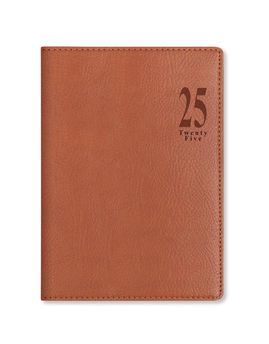 Agenda annuale 2025 Letts 12 Mesi, Milano A5 settimanale Beige - 21 x 14,8 cm