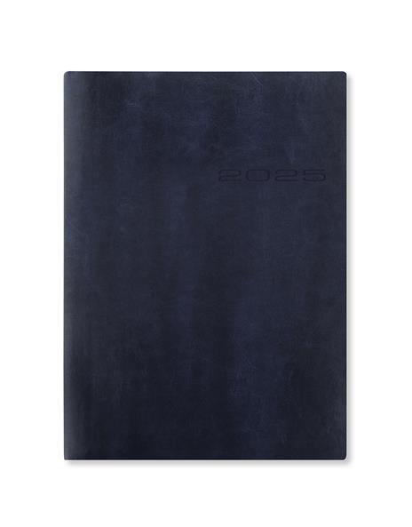Agenda annuale 2025 Letts 12 Mesi, Lecassa A5 settimanale blu - 21 x 14,8 cm