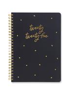 Agenda annuale 2025 Letts 12 Mesi, Celebrate A5 settimanale grigio - 21 x 14,8 cm