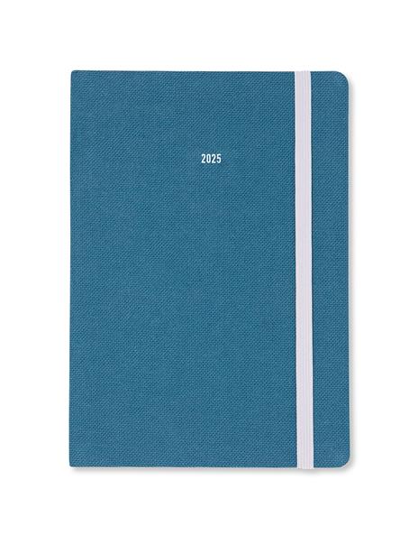 Agenda annuale 2025 Letts 12 Mesi, Raw A5 settimanale celeste - 21 x 14,8 cm