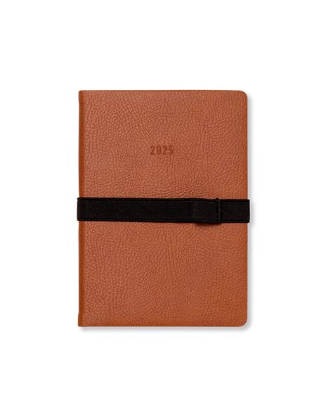 Agenda annuale 2025 Letts 12 Mesi, Oslo A6 settimanale cuoio - 14,8 x 10,5 cm
