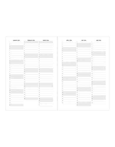 Agenda accademica 2025-2026 Conscious A6 Settimanale Salvia - 14,8 x 10,5 cm - 3