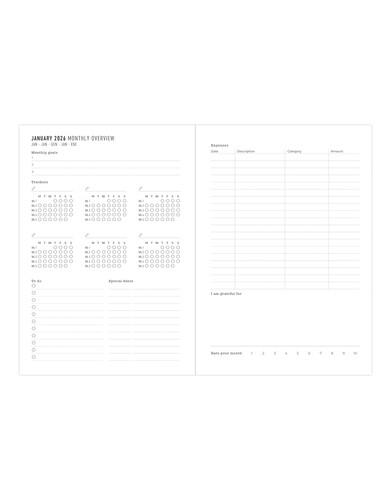 Agenda accademica 2025-2026 Conscious A6 Settimanale Salvia - 14,8 x 10,5 cm - 5