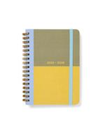 Agenda accademica 2025-2026 Colour Block A6 Giornaliero Lime - 14,8 x 10,5 cm