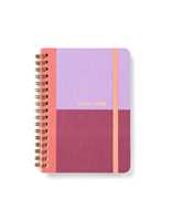 Cartoleria Agenda accademica 2025-2026 Colour Block A6 Giornaliero Lampone - 14,8 x 10,5 cm Letts