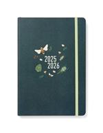 Agenda accademica 2025-2026 Bumblebee A5 Settimanale Verde scuro - 21 x 14,8 cm