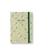 Agenda accademica 2025-2026 Bumblebee A6 Giornaliero Salvia - 14,8 x 10,5 cm