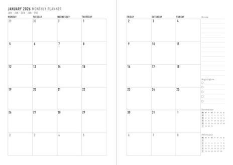 Agenda accademica 2025-2026 Botanics A5 Giornaliero Verde - 21 x 14,8 cm - 3