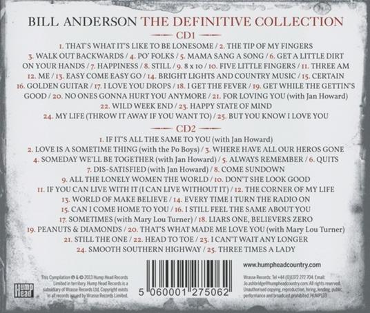 Definitive Collection - CD Audio di Bill Anderson - 2