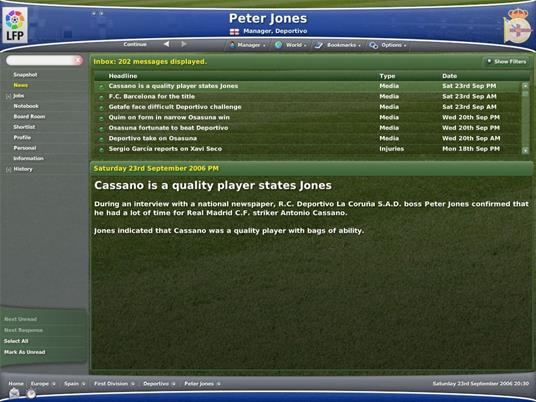 Football Manager 2007 - PC/MAC - 6