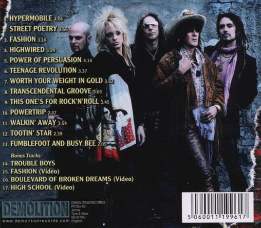 Street Poetry - CD Audio di Hanoi Rocks - 2