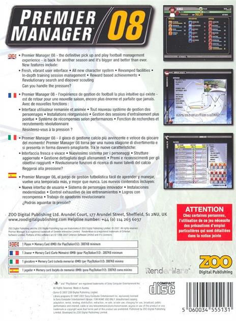 Premier Manager 08 - 10