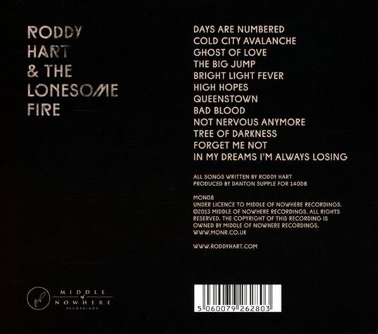 Roddy Hart & the Lonesome Fire - CD Audio di Roddy Hart,Lonesome Fire - 2