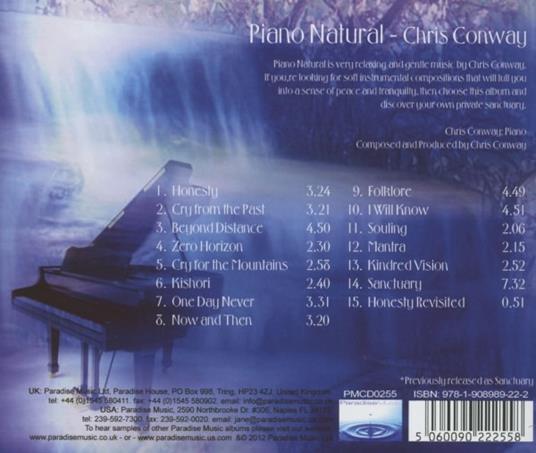 Piano Natural - CD Audio di Chris Conway - 2