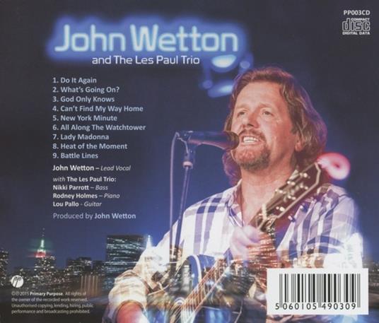 New York Minute - CD Audio di John Wetton - 2