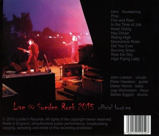 Liveat at Sweden Rock 2015 - CD Audio di Lucifer's Friend - 2