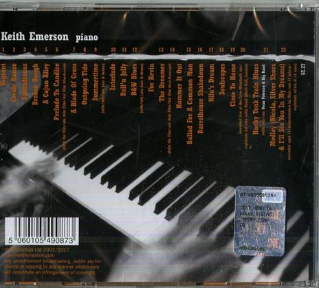 Emerson Plays Emerson - CD Audio di Keith Emerson - 2