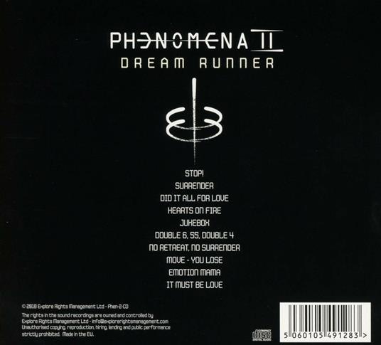 Dream Runner - CD Audio di Phenomena - 2