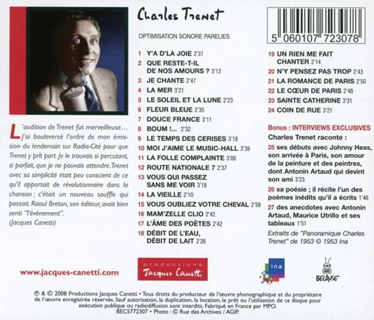 Il Y'a D'la Joie - CD Audio di Charles Trenet - 2