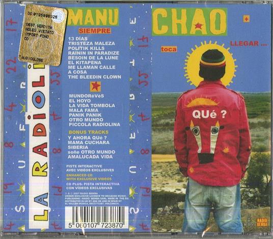 La Radiolina - CD Audio di Manu Chao - 2