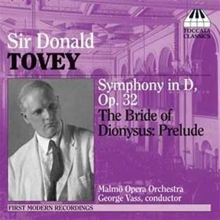 Sinfonia op.32 - The Bride of Dionysus - CD Audio di Donald Tovey,George Vass,Malmö Opera Orchestra