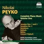Opere per pianoforte vol.1 - CD Audio di Nikolai Peyko