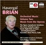 Musica per Orchestra, vol.2. Musica Dalle Opere Turandot, Faust, the Cenci - CD Audio di Havergal Brian,Garry Walker